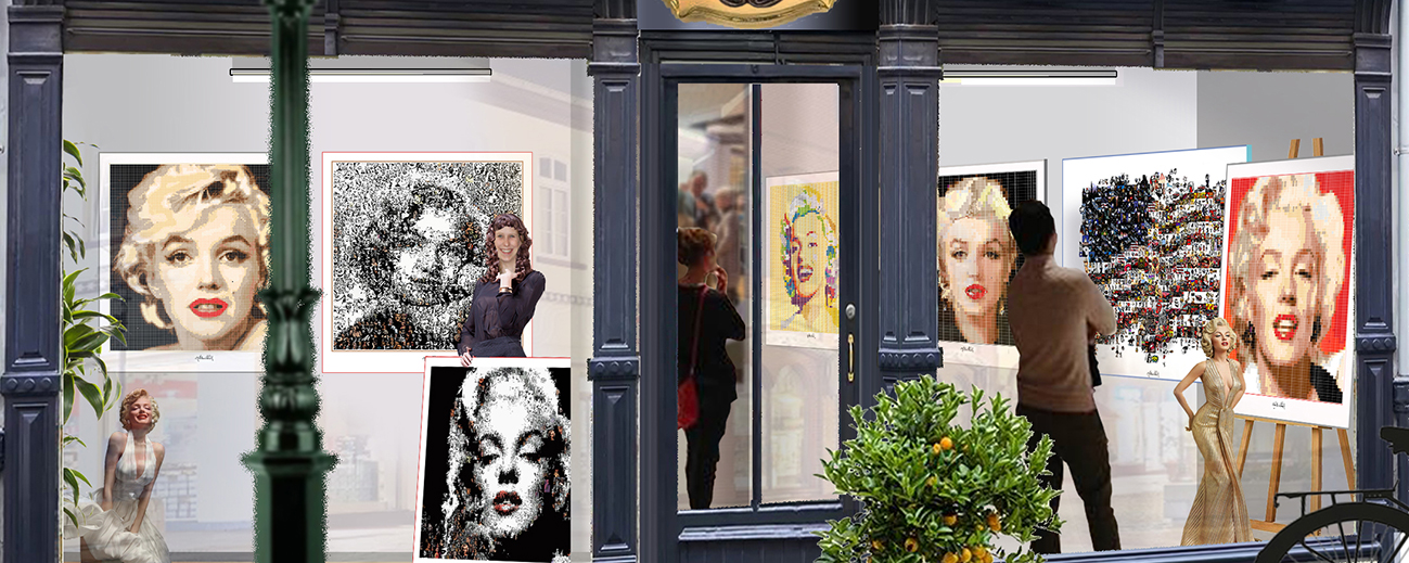 Kunst Wandbilder im Pop Art Stil von gerd kemmerling, Passend für Praxis und Zuhause,